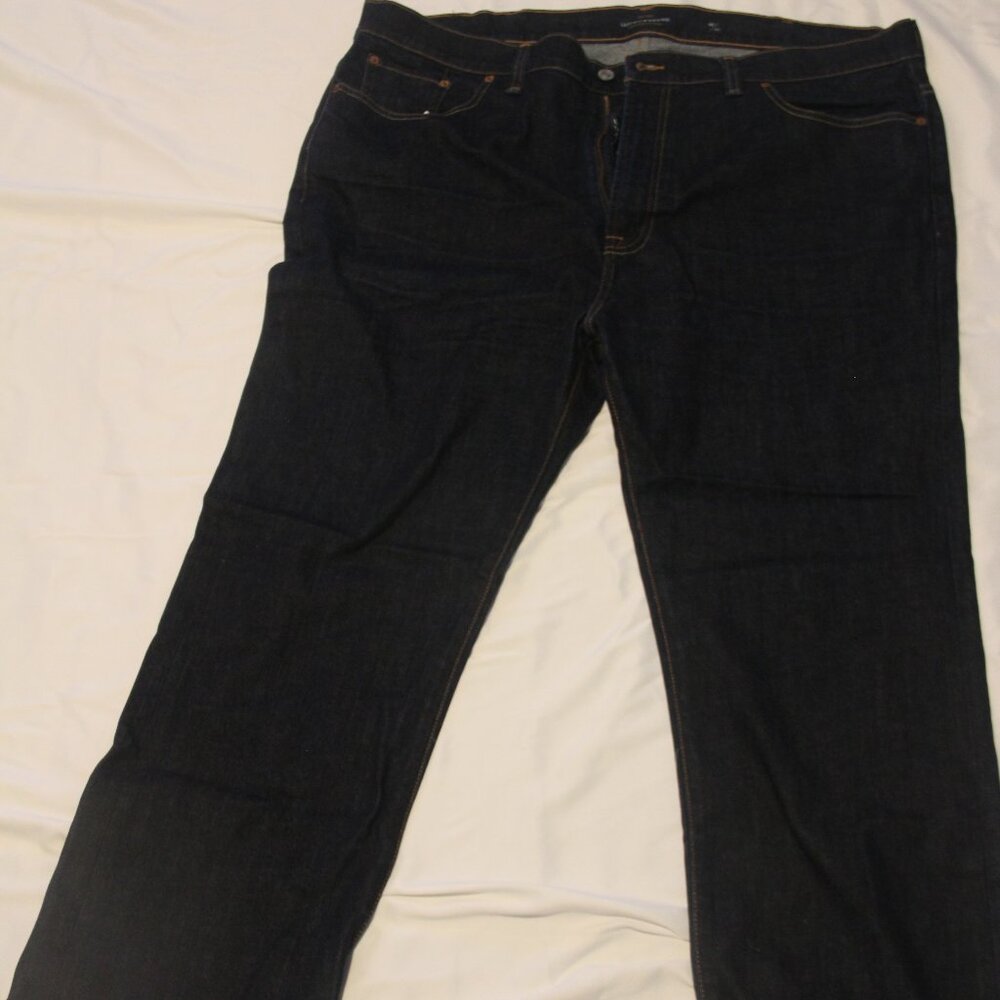 Men's Lucky Brand Jeans 44W 30L Style 181 Relaxed Straight Dark Blue